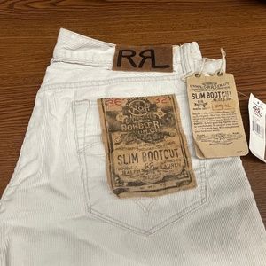 Mens Jeans Polo Ralph Lauren Slim Bootcut white New with Tags Icon Courdory